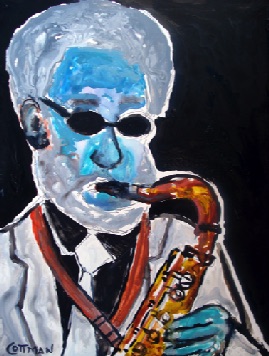 Sonny Rollins
11 x 14
watercolor on yupo